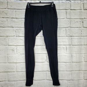 Haute Body black jogger sweat pants viscose